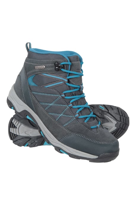 'Rapid' Women's Waterproof Boots with High Traction Outsole Hiking Walking Shoes Grey - Image 2