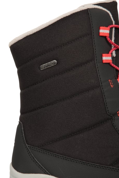 'Ohio' Youth Snow Boots with Rubber Outsole Waterproof Cosy Winter Shoes Black - Image 6