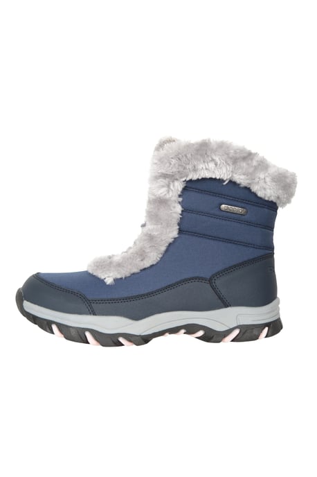 'Ohio' Women's Short Snow Boots Thermal Snow Proof Everyday Winter Shoes Blue - Image 5