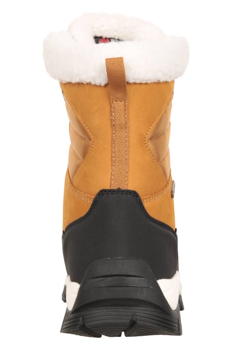 'Innsbruck' Women's Snow Boots Fleece Lined Waterproof Winter Shoes Brown - Image 3