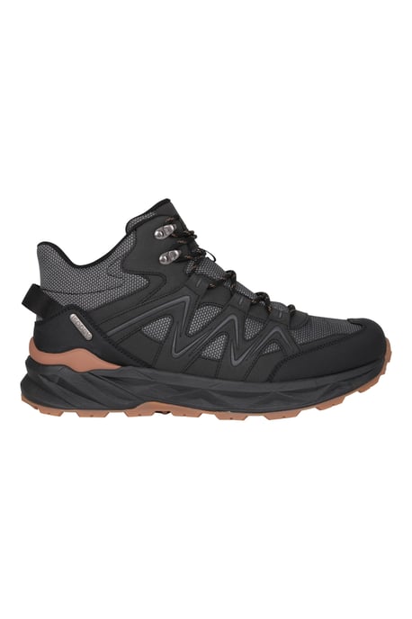 'Trail Blazer' Men's Walking Boots Waterproof Quick Dry Everyday Shoes Black - Image 2