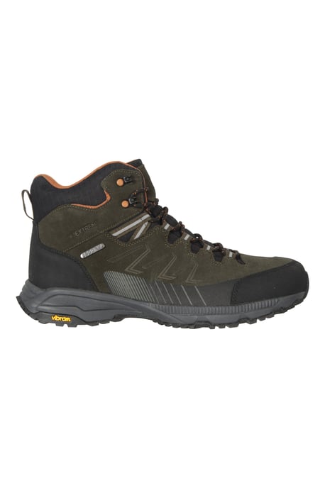 'Extreme Rockies' Men's Waterproof Boots with Rubber Toe Bumper Walking Shoes Khaki - Image 3