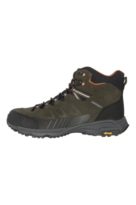 'Extreme Rockies' Men's Waterproof Boots with Rubber Toe Bumper Walking Shoes Khaki - Image 6