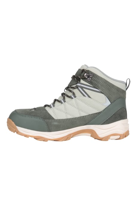 'Rapid' Women's Waterproof Boots with High Traction Outsole Hiking Walking Shoes Olive - Image 4