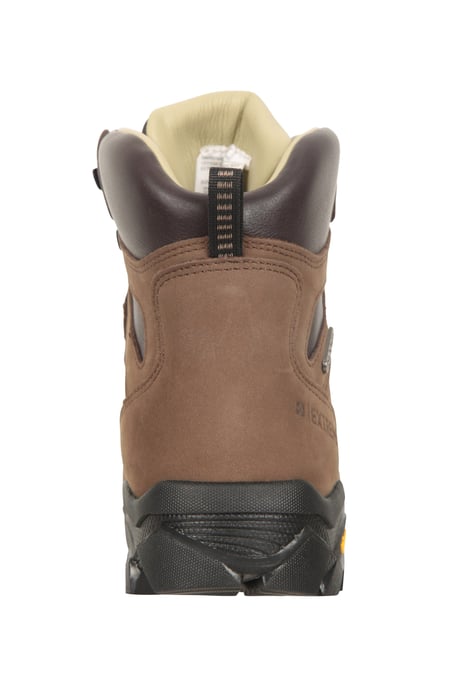 'Odyssey Extreme' Men's Vibram Boots Nubuck Leather Waterproof Walking Shoes Brown - Image 3