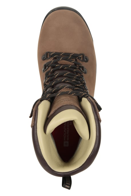 'Odyssey Extreme' Men's Vibram Boots Nubuck Leather Waterproof Walking Shoes Brown - Image 5