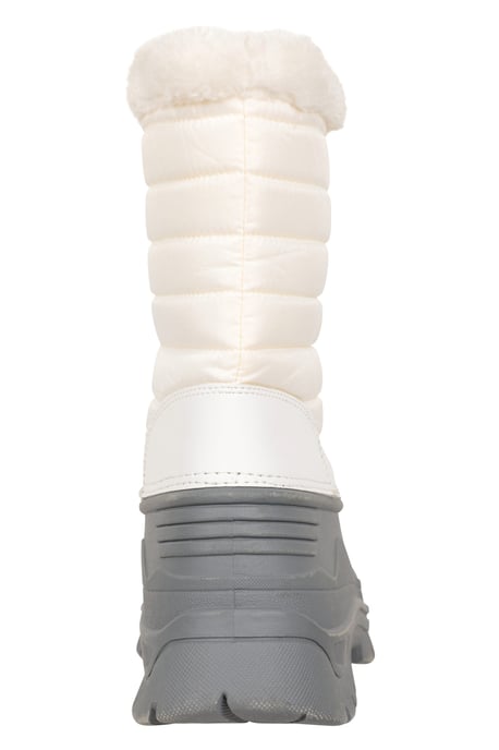'Whistler' Women's Snow Boots Faux Fur Snow Proof Winter Skiing Shoes White - Image 3