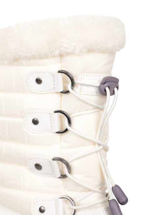 'Whistler' Women's Snow Boots Faux Fur Snow Proof Winter Skiing Shoes White - Image 6