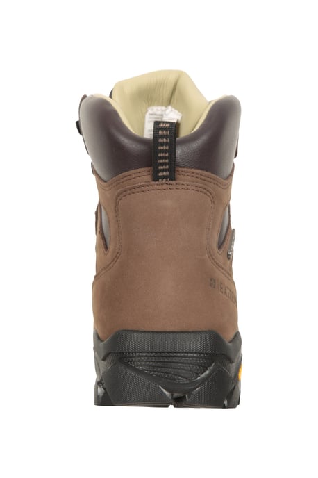'Odyssey Extreme' Men's Vibram Boots Nubuck Leather Waterproof Walking Shoes Brown - Image 3