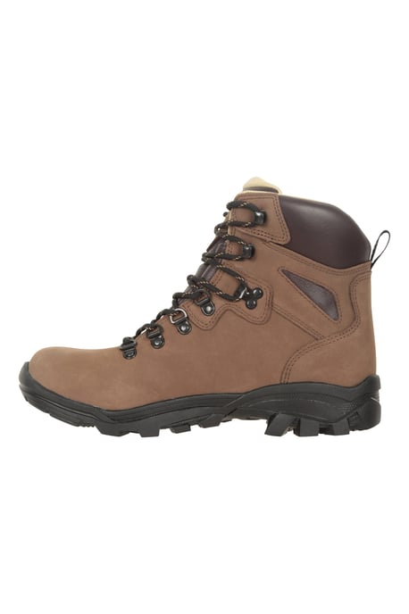 'Odyssey Extreme' Men's Vibram Boots Nubuck Leather Waterproof Walking Shoes Brown - Image 4