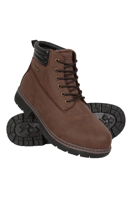 'Gorge' Men's Hiking Boots Waterproof Hiking Trekking Winter Shoes Dark Brown - Image 1