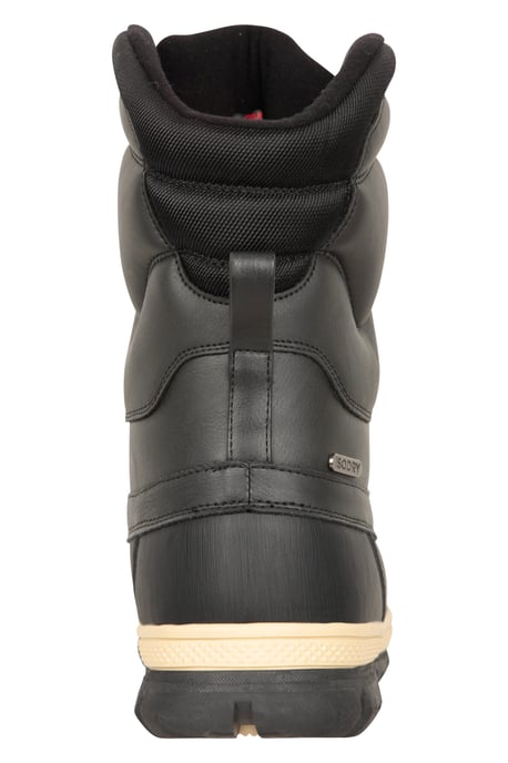 'Arctic' Men's Snow Boots Thermal Waterproof Winter Shoes Black - Image 3