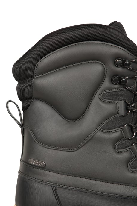 'Arctic' Men's Snow Boots Thermal Waterproof Winter Shoes Black - Image 6