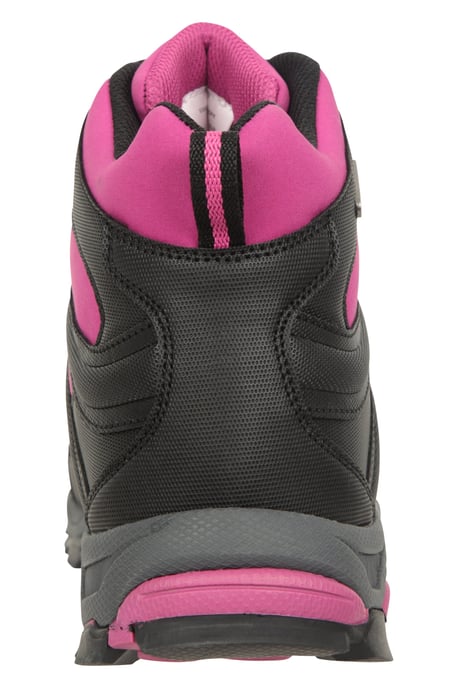 'Shadow Women's Softshell Boots Mesh Lined Breathable Waterproof Shoes Pink - Image 4