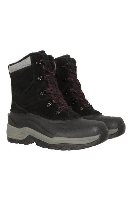 'Snowdon Extreme' Men's Snow Boots Waterproof Thermal Winter Shoes Black - Image 1