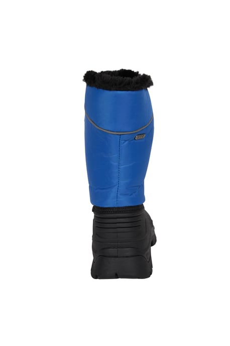'Whistler' Kids Snow Boots with Deep Lugs Sherpa Lined Snow Proof Shoes Medium Blue - Image 3