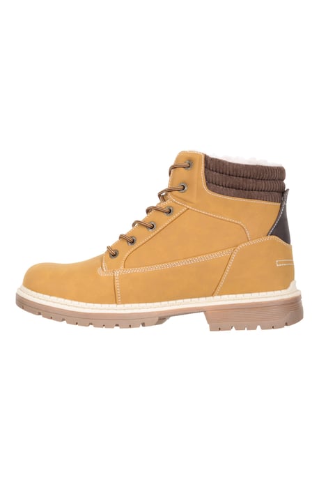 'Oslo' Men's Thermal Boots Sherpa Fleece Lined Waterproof Casual Boot Brown - Image 4