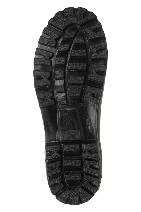 Men's Neoprene Mucker Long Boots Casual Waterproof Wellies Black - Image 5