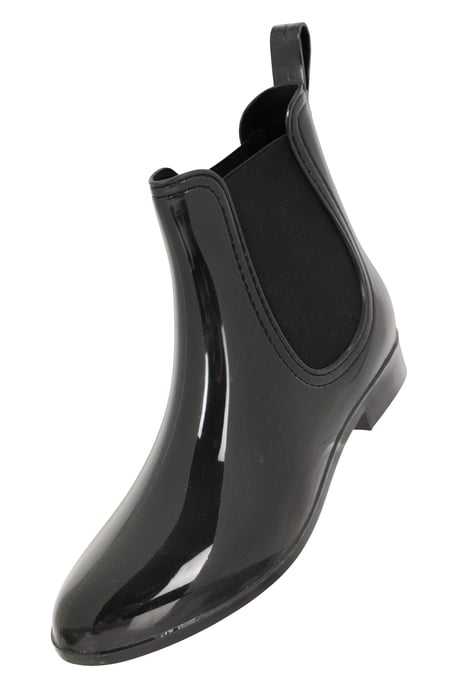 'Ride' Women’s Ankle Wellies Waterproof Cushioned Outdoor Wellington Rain Boots Black - Image 6