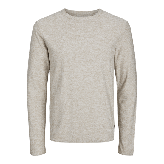 Jack & Jones Pullover Knit Crew Neck Beige - Image 1