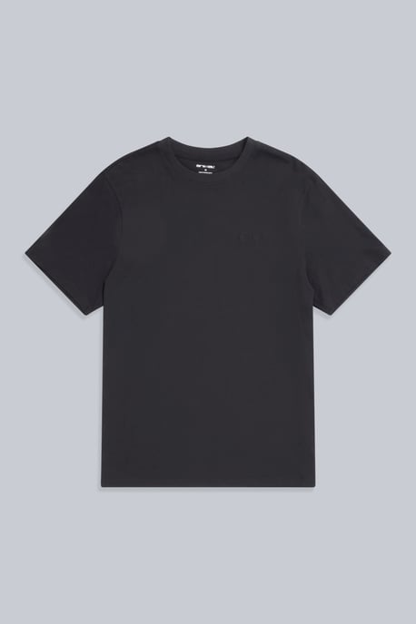 'Icon' Men's Logo Tee Relaxed Fit Casual Everyday T-Shirt Black - Image 5