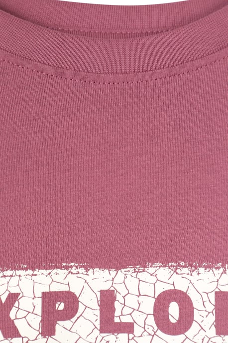 'Explore' Men's Graphic T-Shirt Sun Protection Breathable Everyday Tee Pink - Image 5