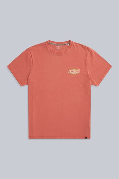 'Chase' Men's Graphic T-Shirt Breathable Summer Casual Tee Orange - Image 6