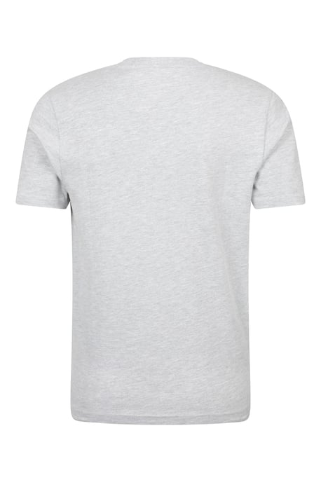 'Bike' Men's Tee Cotton T-Shirt Relaxed Fit Breathable Casual Tee Grey - Image 3
