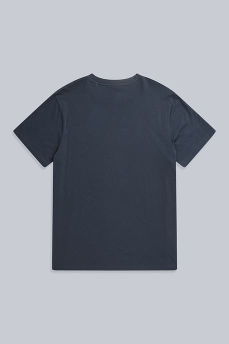 'Icon' Men's Logo Tee Relaxed Fit Casual Everyday T-Shirt Navy - Image 6