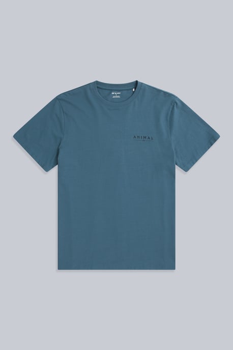 'Chase' Men's T-Shirt Cotton Relaxed Fit Breathable Summer Tee Navy - Image 5