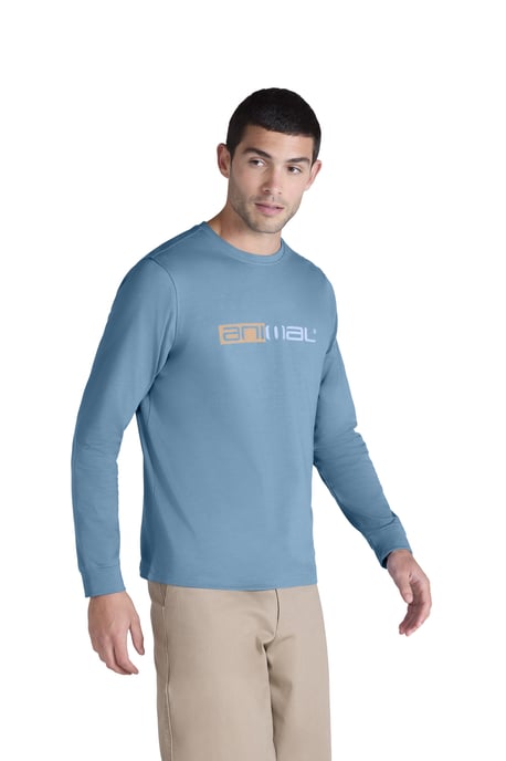 'Tomy' Men's Graphic T-Shirt Cotton Sun Protection Comfy Tee Blue - Image 5