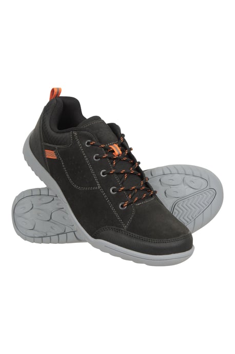 'Phantom II' Men's Shoes Casual Stylish Comfortable Breathable Lace Up Trainers Dark Grey - Image 1