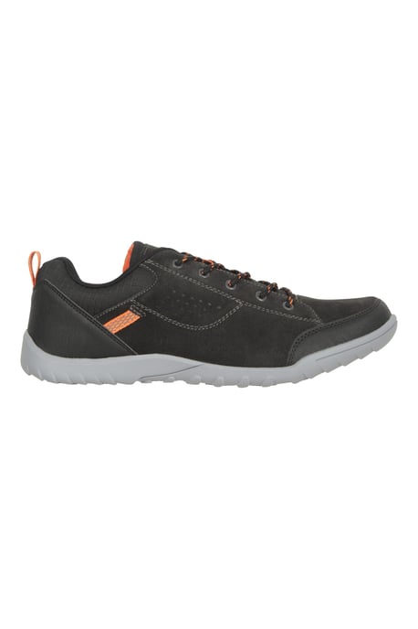 'Phantom II' Men's Shoes Casual Stylish Comfortable Breathable Lace Up Trainers Dark Grey - Image 2