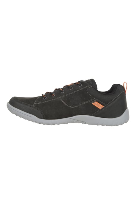 'Phantom II' Men's Shoes Casual Stylish Comfortable Breathable Lace Up Trainers Dark Grey - Image 4