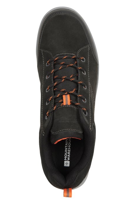 'Phantom II' Men's Shoes Casual Stylish Comfortable Breathable Lace Up Trainers Dark Grey - Image 5
