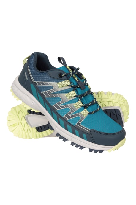 'Lakeside Trail' Women's Walking Shoes Waterproof Sports Sneakers Medium Blue - Image 2