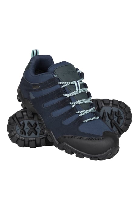 'Belfour' Women's Walking Shoes with Rubber Outsole Everyday Hiking Sneakers Dark Blue - Image 1