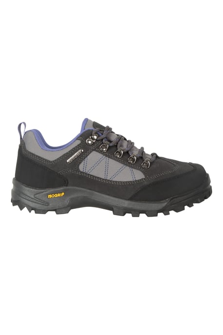 'Storm' Women's Walking Shoes IsoGrip Waterproof Sneakers Grey - Image 2