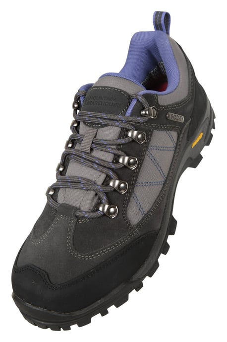 'Storm' Women's Walking Shoes IsoGrip Waterproof Sneakers Grey - Image 6