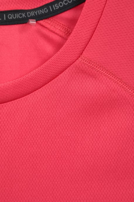 'Endurance' Women's IsoCool T-Shirt Sun Protection Breathable Tee Coral - Image 5