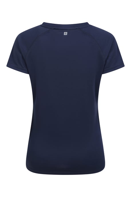 'Endurance' Women's IsoCool T-Shirt Sun Protection Breathable Tee Navy - Image 3