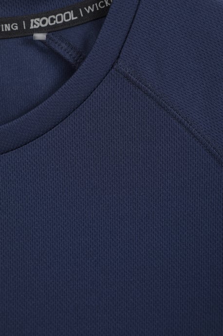 'Endurance' Women's IsoCool T-Shirt Sun Protection Breathable Tee Navy - Image 5