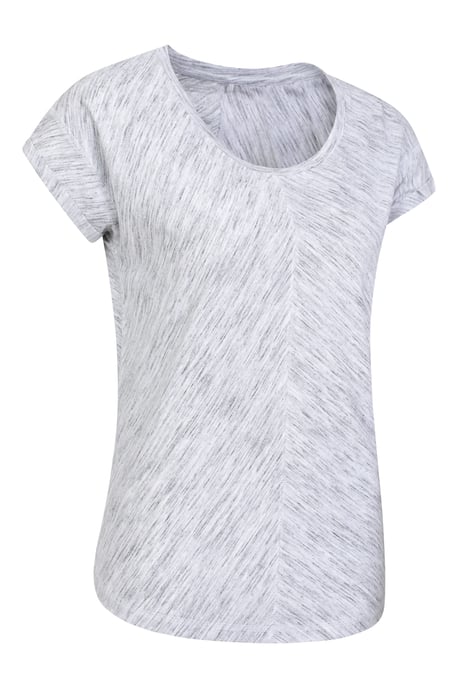 'Retreat Slouch' Women's T-Shirt IsoCool Relaxed Fit Sweat Wicking Everyday Tee White - Image 3