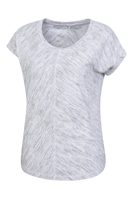 'Retreat Slouch' Women's T-Shirt IsoCool Relaxed Fit Sweat Wicking Everyday Tee White - Image 5