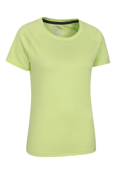 'Endurance' Women's IsoCool T-Shirt Sun Protection Breathable Tee Lime Green - Image 3