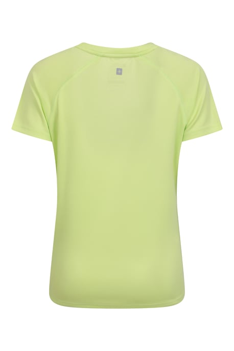 'Endurance' Women's IsoCool T-Shirt Sun Protection Breathable Tee Lime Green - Image 4