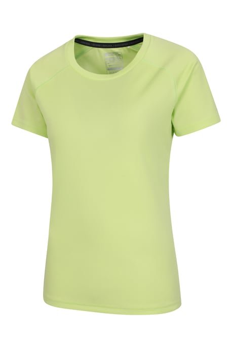'Endurance' Women's IsoCool T-Shirt Sun Protection Breathable Tee Lime Green - Image 5