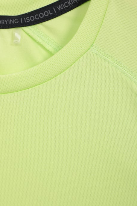 'Endurance' Women's IsoCool T-Shirt Sun Protection Breathable Tee Lime Green - Image 6