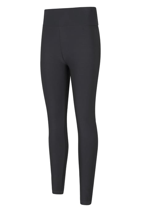Women's Borg Lined Leggings Comfy Thermal Base Layer Bottoms Charcoal - Image 4