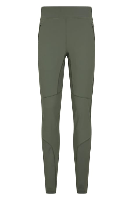 'Etna' Women's Hiking Leggings Water Resistant Stretchy Bottoms Khaki - Image 5